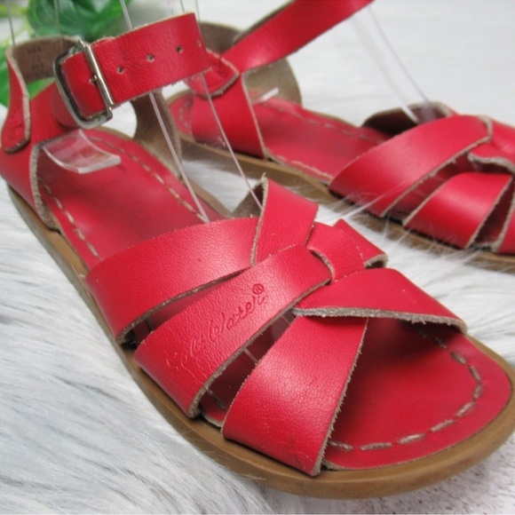 Salt Water Red Classic Waterproof Sandals 13 - Picture 3 of 4